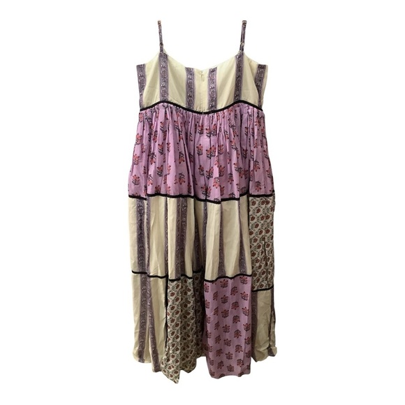 Rhode Resort Saachi Midi Dress Violet Floral Sleeveless Summer Boho Chic Sz.Sm​​ - Picture 6 of 15